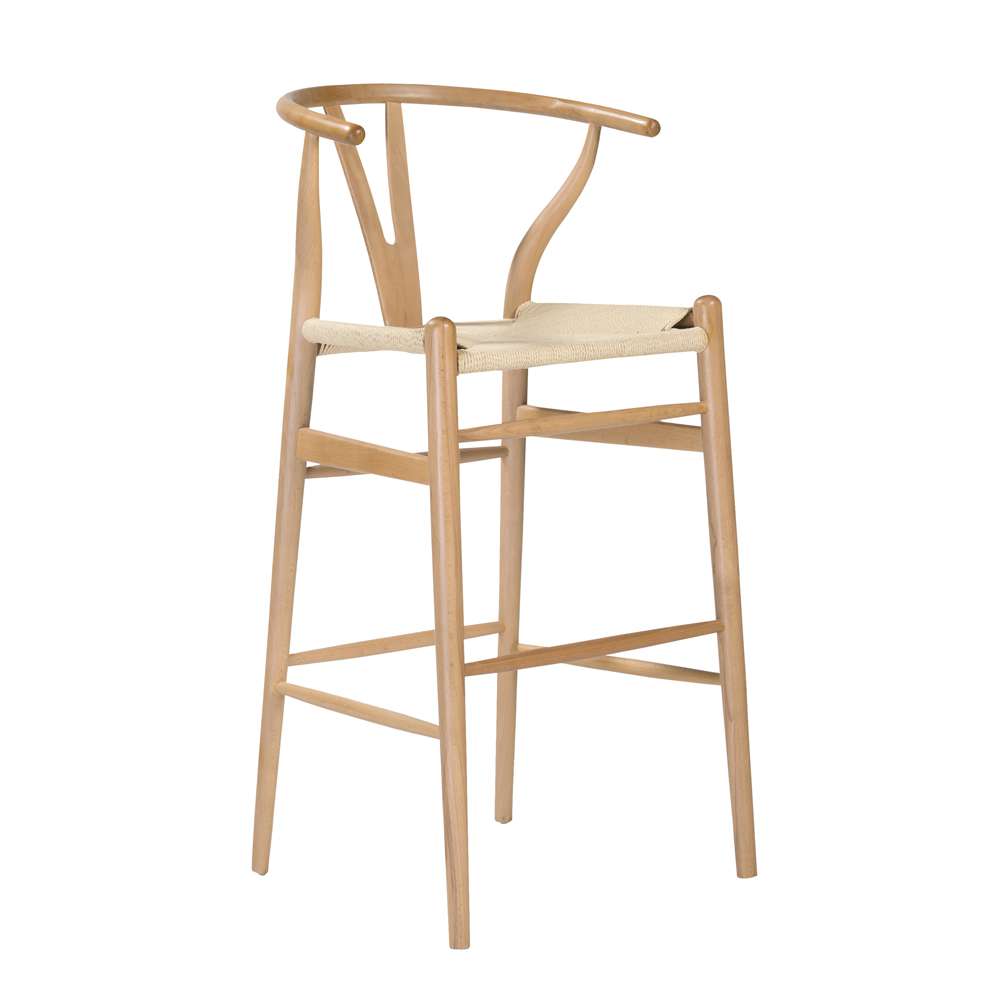 Euro Style - Evelina-B Bar Stool in Natural - 08165NAT veiw 2