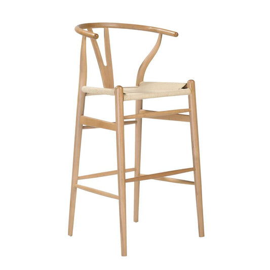Euro Style - Evelina-B Bar Stool in Natural - 08165NAT veiw 2