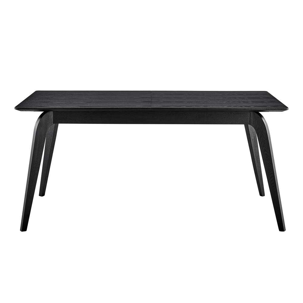 Euro Style - Lawrence 83in Extension Dining Table in Matte Black - 38934-BLK veiw 2