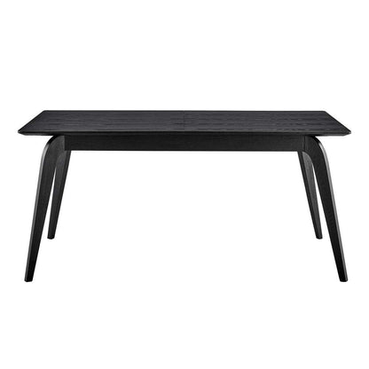 Euro Style - Lawrence 83in Extension Dining Table in Matte Black - 38934-BLK veiw 2