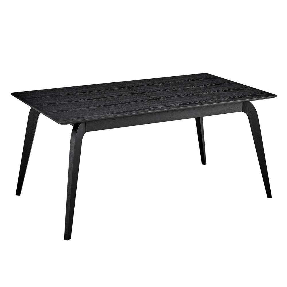 Euro Style - Lawrence 83in Extension Dining Table in Matte Black - 38934-BLK veiw 3