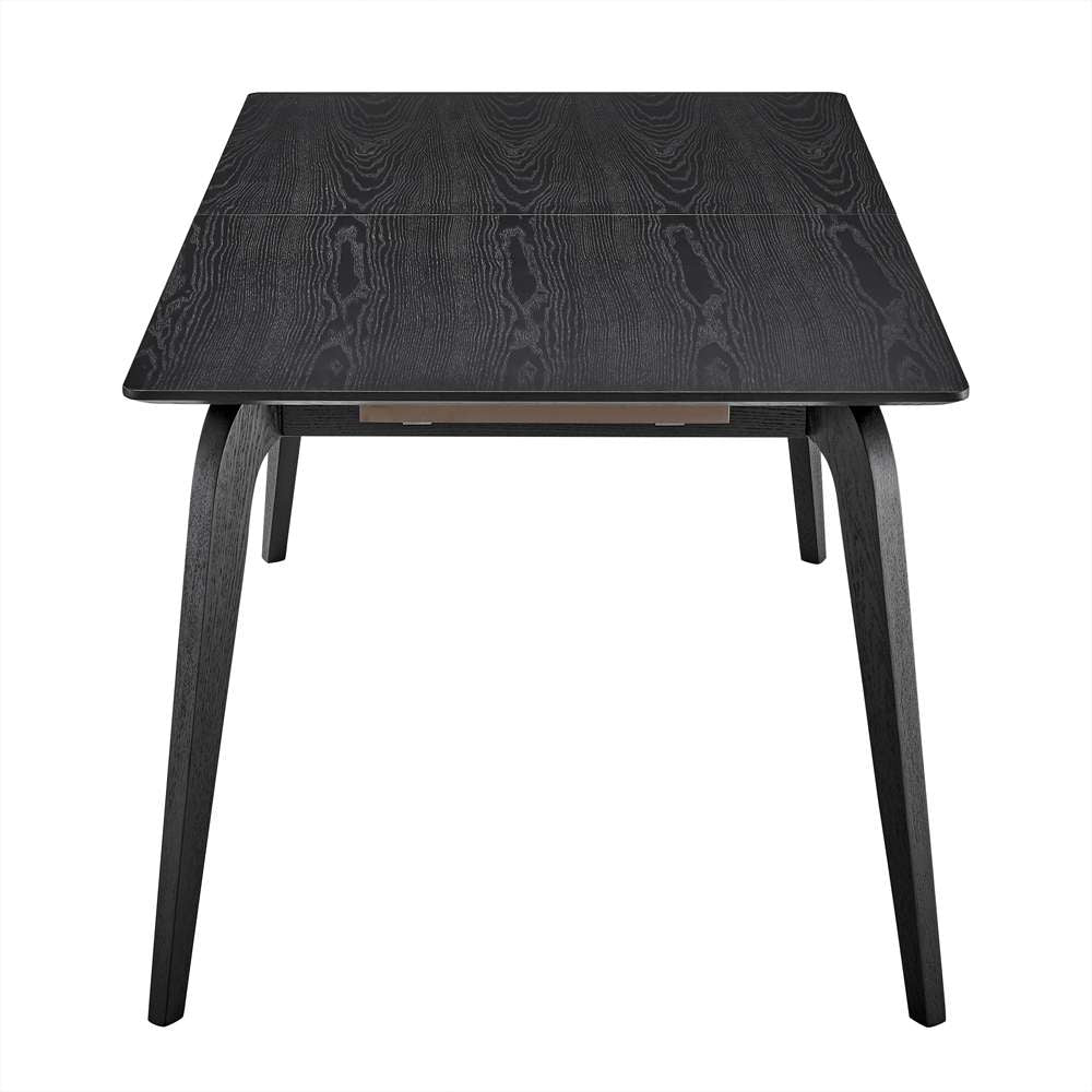 Euro Style - Lawrence 83in Extension Dining Table in Matte Black - 38934-BLK veiw 4