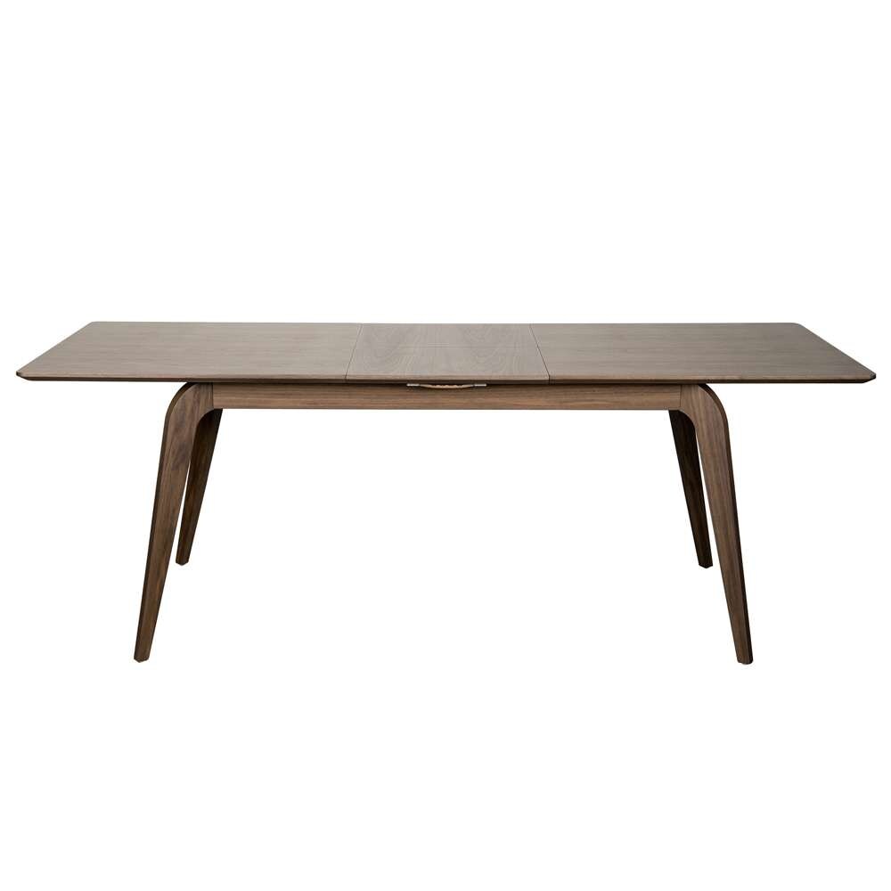 Euro Style - Lawrence 83in Extension Dining Table in American Walnut - 38934WAL veiw 2