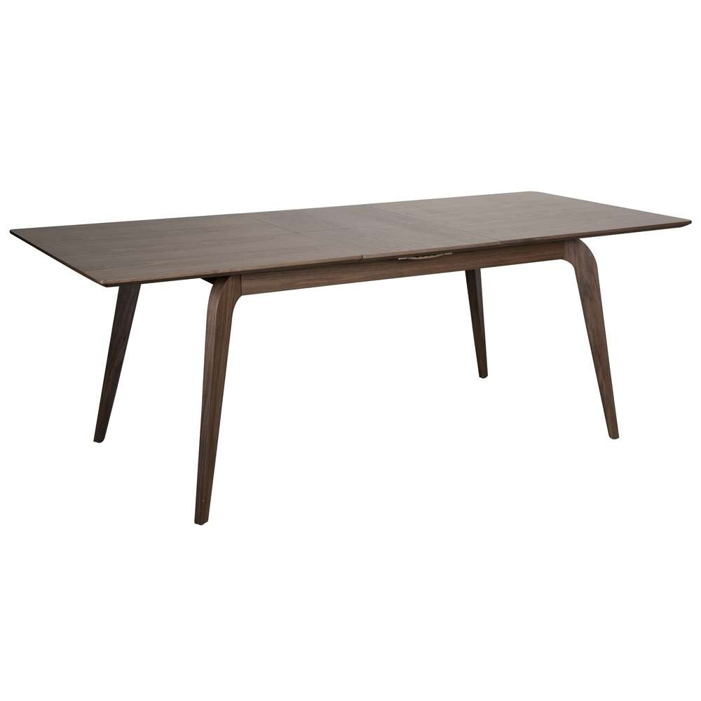 Euro Style - Lawrence 83in Extension Dining Table in American Walnut - 38934WAL veiw 4