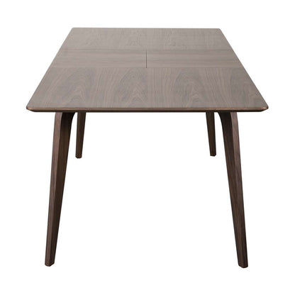 Euro Style - Lawrence 83in Extension Dining Table in American Walnut - 38934WAL veiw 5