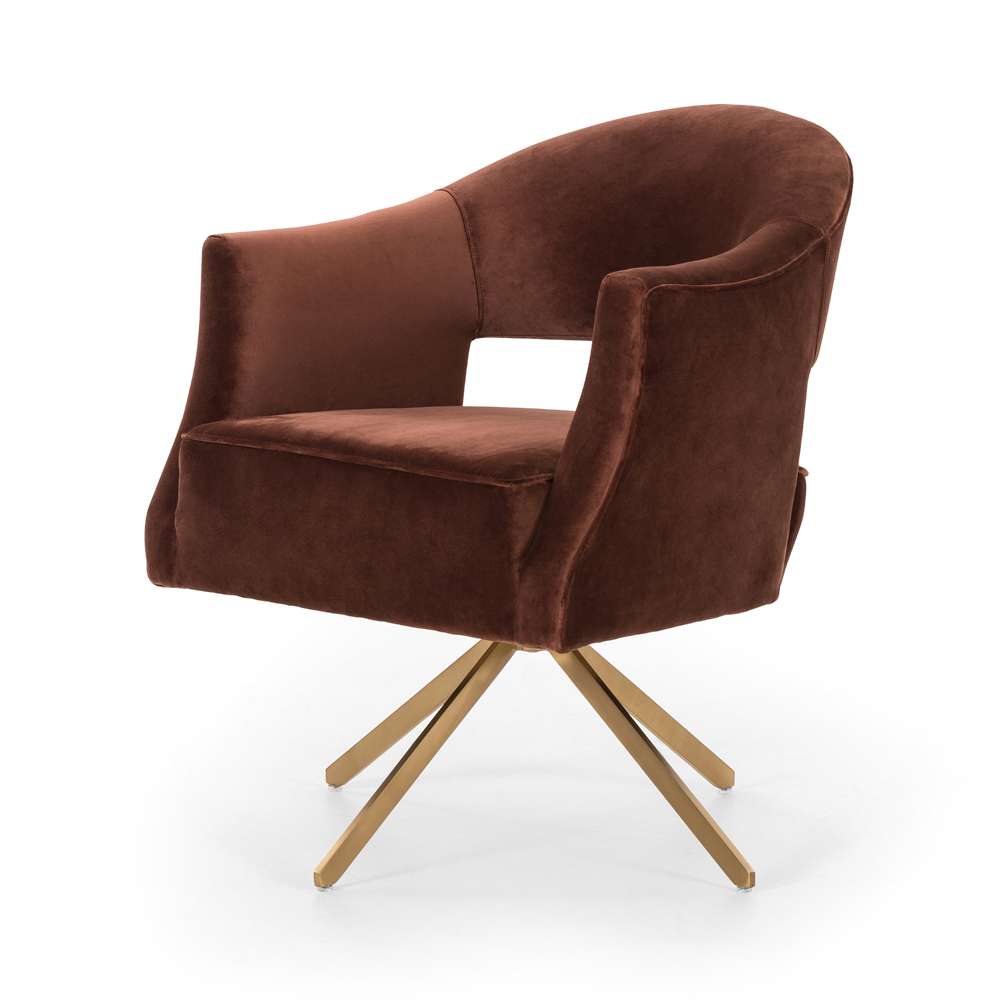 Four Hands - Adara Desk Chair - Surrey Auburn - 109252-008 veiw 1