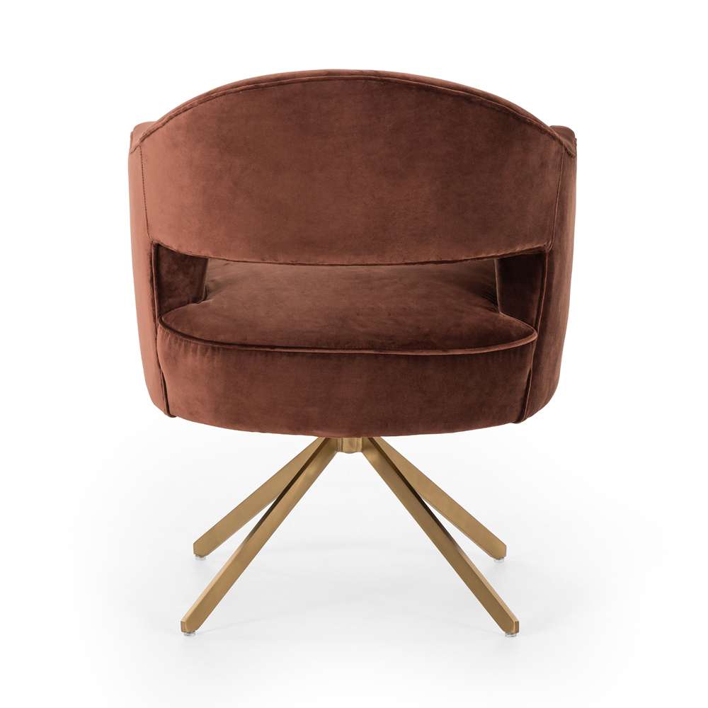 Four Hands - Adara Desk Chair - Surrey Auburn - 109252-008 veiw 2