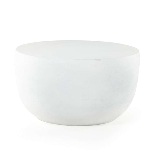 Four Hands - Basil Outdoor End Table - Matte White - 101705-004 veiw 1