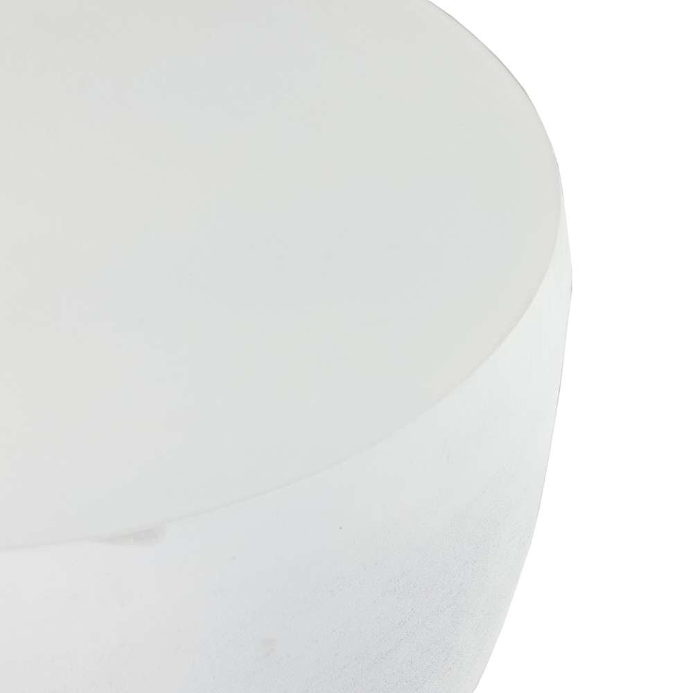 Four Hands - Basil Outdoor End Table - Matte White - 101705-004 veiw 2