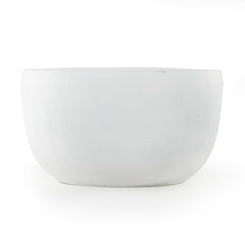 Four Hands - Basil Outdoor End Table - Matte White - 101705-004 veiw 5