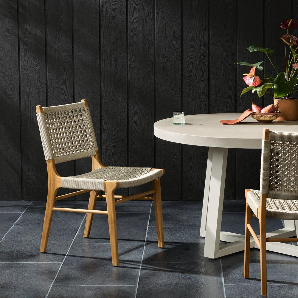 Four Hands - Delmar Outdoor Dining Chair - Natural - 106976-005 veiw 5