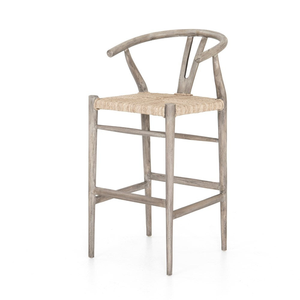 Four Hands - Muestra Bar Stool - Weathered Grey - JLAN-206A veiw 1