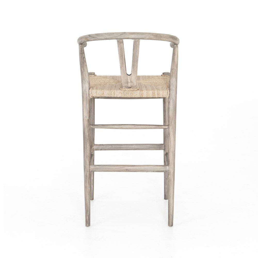 Four Hands - Muestra Bar Stool - Weathered Grey - JLAN-206A veiw 9
