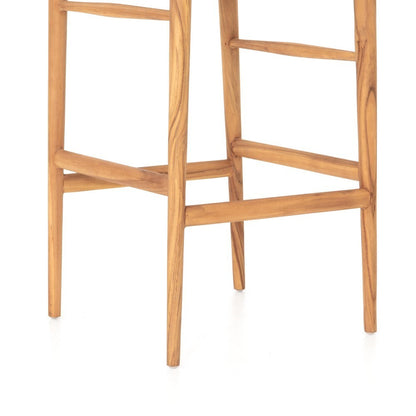 Four Hands - Muestra Bar Stool - Matte Sealed Teak - JLAN-206 veiw 2