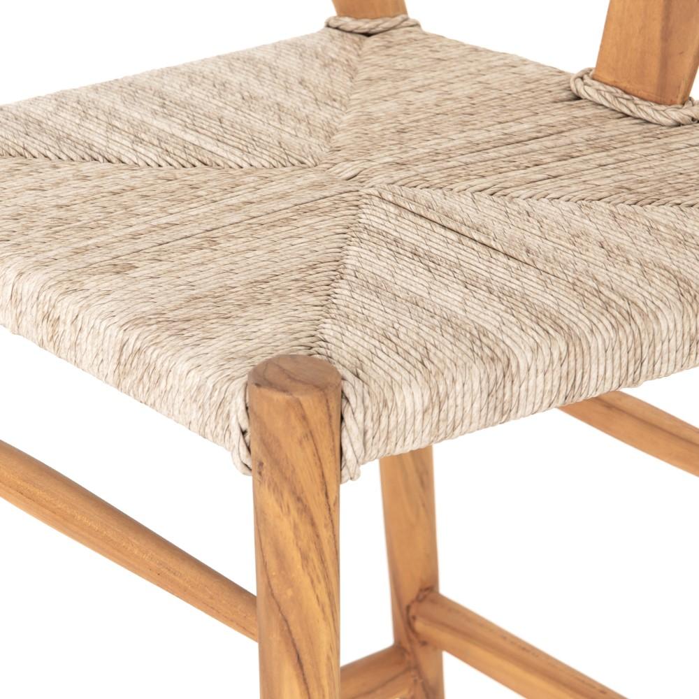 Four Hands - Muestra Bar Stool - Matte Sealed Teak - JLAN-206 veiw 4