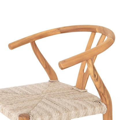 Four Hands - Muestra Bar Stool - Matte Sealed Teak - JLAN-206 veiw 7