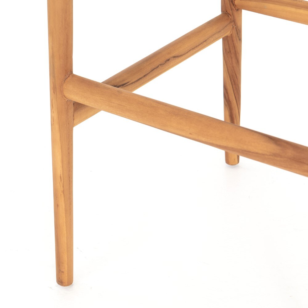 Four Hands - Muestra Bar Stool - Matte Sealed Teak - JLAN-206 veiw 8