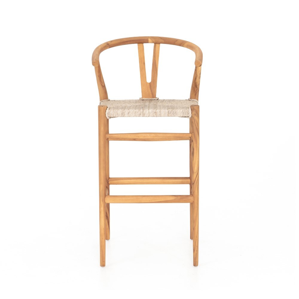 Four Hands - Muestra Bar Stool - Matte Sealed Teak - JLAN-206 veiw 9