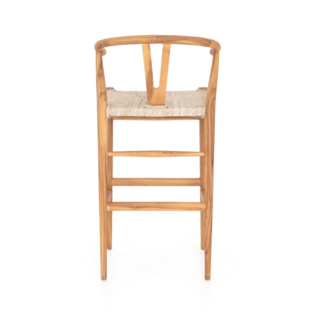Four Hands - Muestra Bar Stool - Matte Sealed Teak - JLAN-206 veiw 10