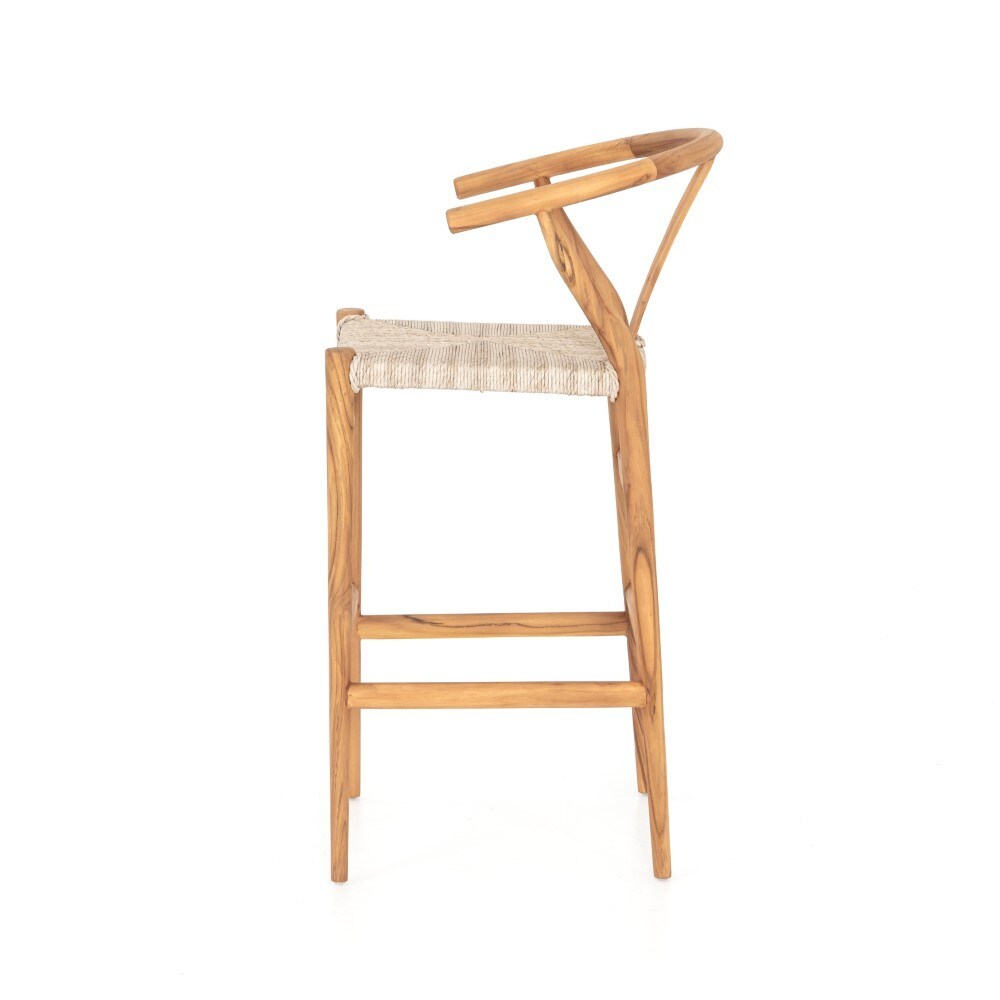 Four Hands - Muestra Bar Stool - Matte Sealed Teak - JLAN-206 veiw 11