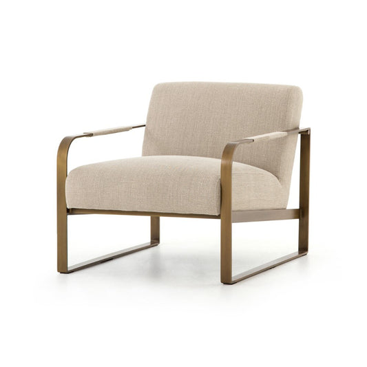 Four Hands - Jules Chair - Stonewash Print Ecru - CIRD-26042-192 veiw 1
