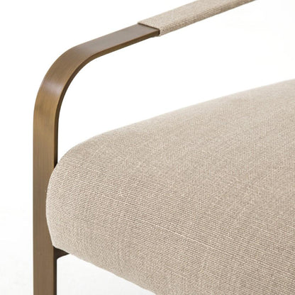 Four Hands - Jules Chair - Stonewash Print Ecru - CIRD-26042-192 veiw 4