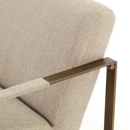 Four Hands - Jules Chair - Stonewash Print Ecru - CIRD-26042-192 veiw 6
