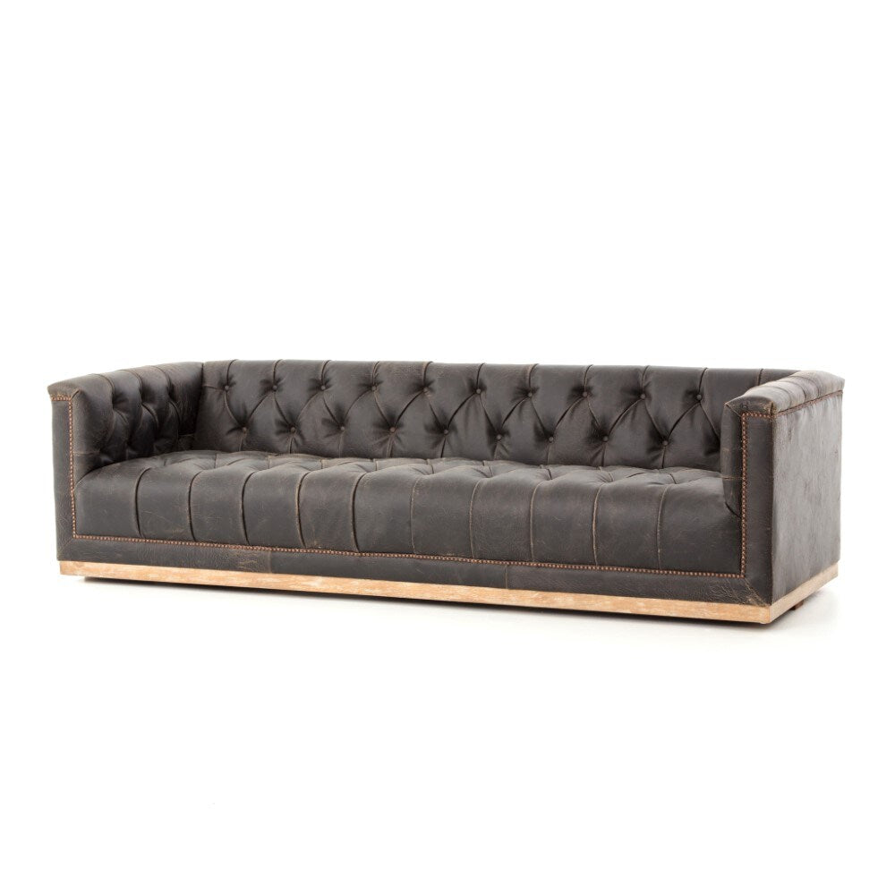 Four Hands - Maxx Sofa 95in - Destroyed Black - CKEN-K3Z-928 veiw 1