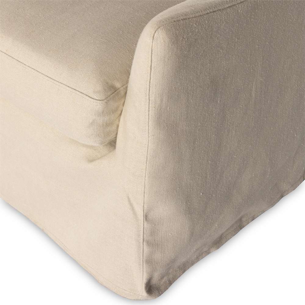 Four Hands - Kensington - Monette Slipcover Swivel Chair-Natural - 238679-004 veiw 3