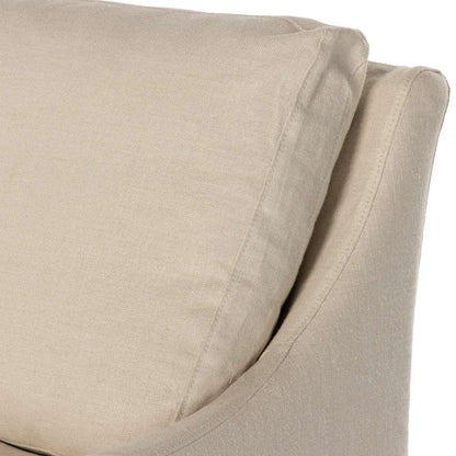Four Hands - Kensington - Monette Slipcover Swivel Chair-Natural - 238679-004 veiw 5