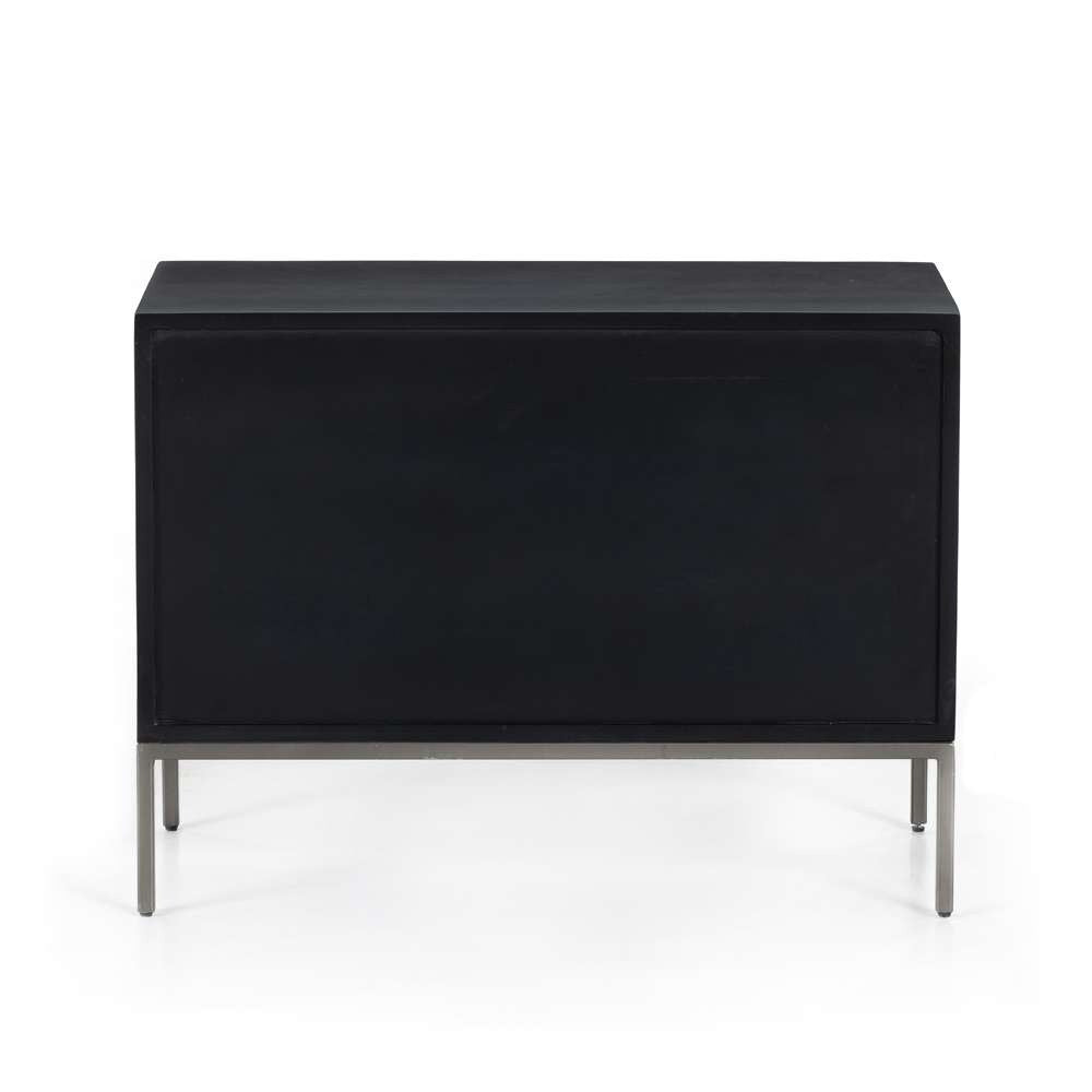 Four Hands - Trey Large Nightstand - Black Wash Poplar - 230316-005 veiw 2