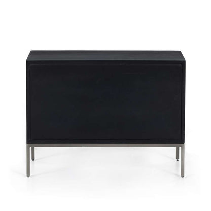 Four Hands - Trey Large Nightstand - Black Wash Poplar - 230316-005 veiw 2