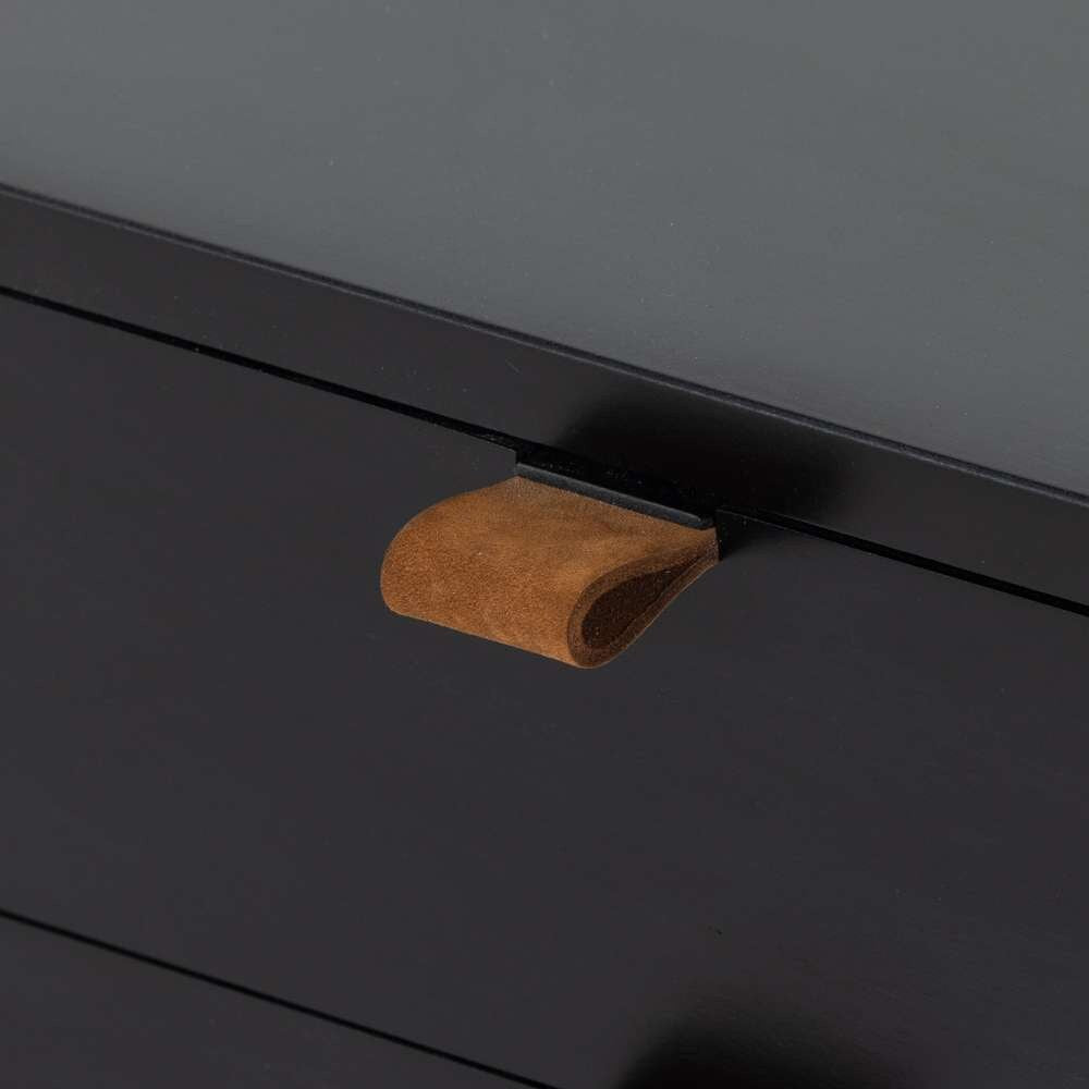 Four Hands - Trey Large Nightstand - Black Wash Poplar - 230316-005 veiw 3