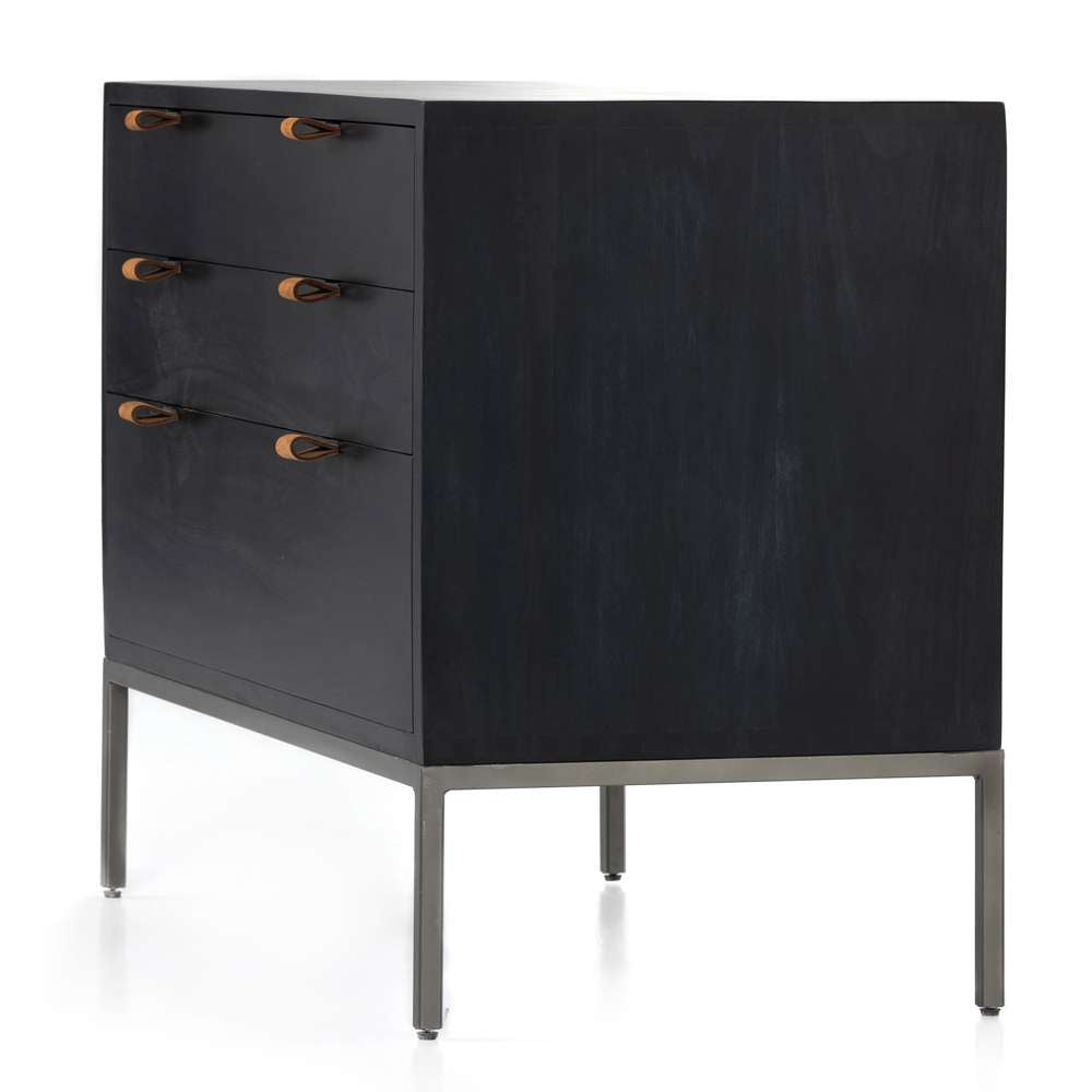 Four Hands - Trey Large Nightstand - Black Wash Poplar - 230316-005 veiw 5