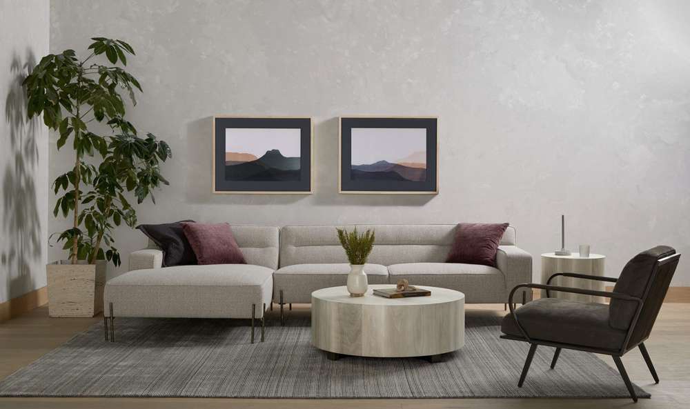 Four Hands - Hudson Coffee Table - Ashen Walnut - 107550-007 veiw 6