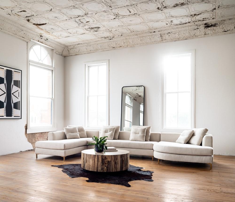 Four Hands - Hudson Coffee Table - Spalted Primavera - UWES-103 veiw 8