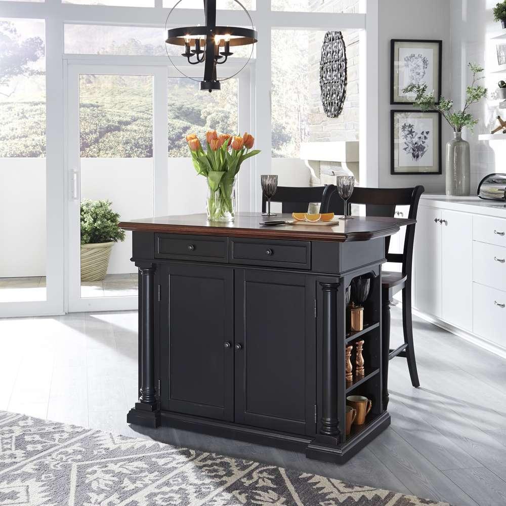Homestyles - Beacon Hill Black Kitchen Island - 5103-94 veiw 2