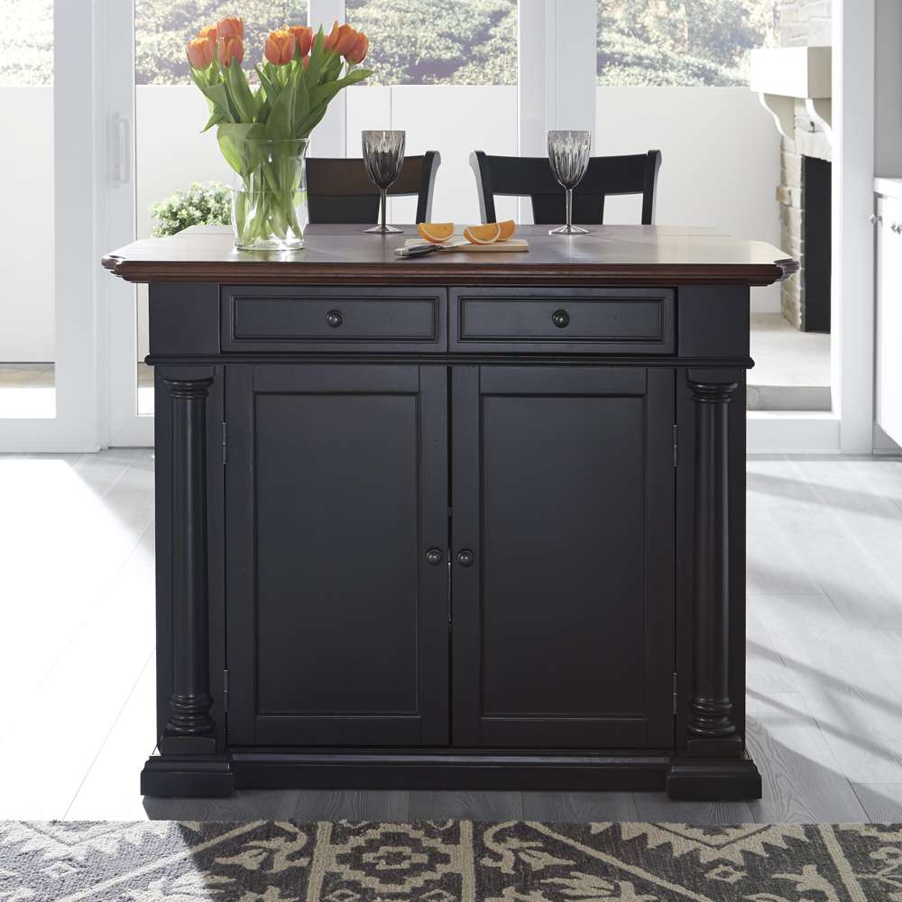 Homestyles - Beacon Hill Black Kitchen Island - 5103-94 veiw 4