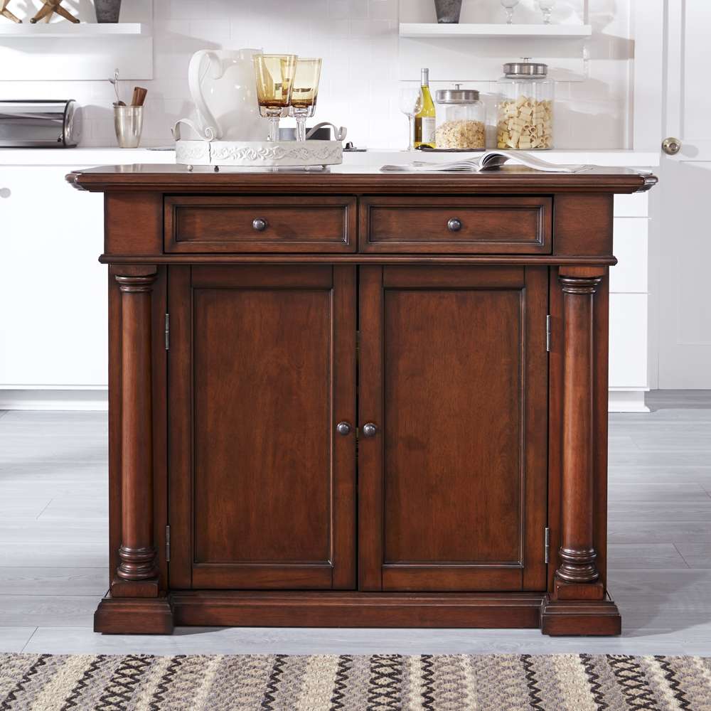 Homestyles - Beacon Hill Brown Kitchen Island - 5104-94 veiw 4
