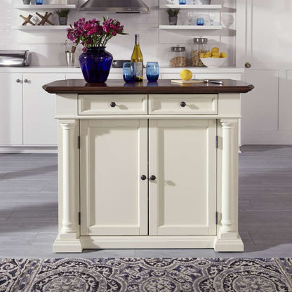 Homestyles - Beacon Hill Off-White Kitchen Island - 5102-94 veiw 2