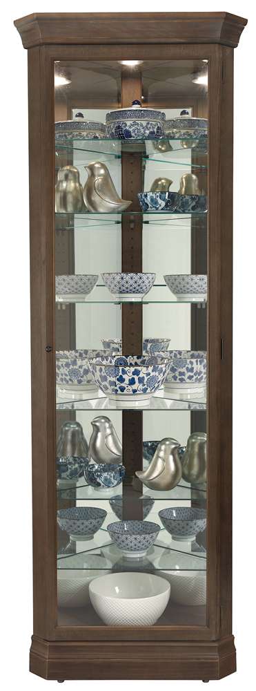 Howard Miller - Delia III Corner Curio Cabinet - 680643 veiw 1