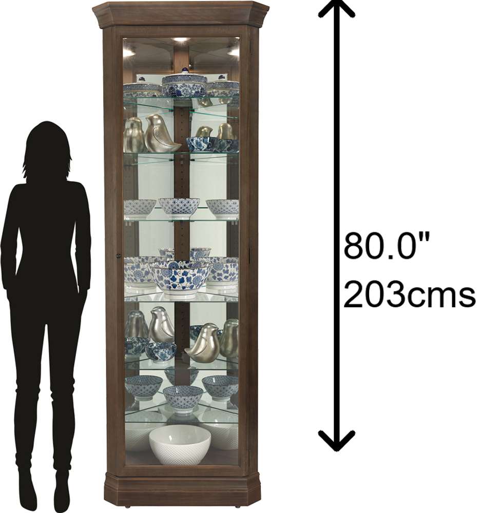 Howard Miller - Delia III Corner Curio Cabinet - 680643 veiw 3