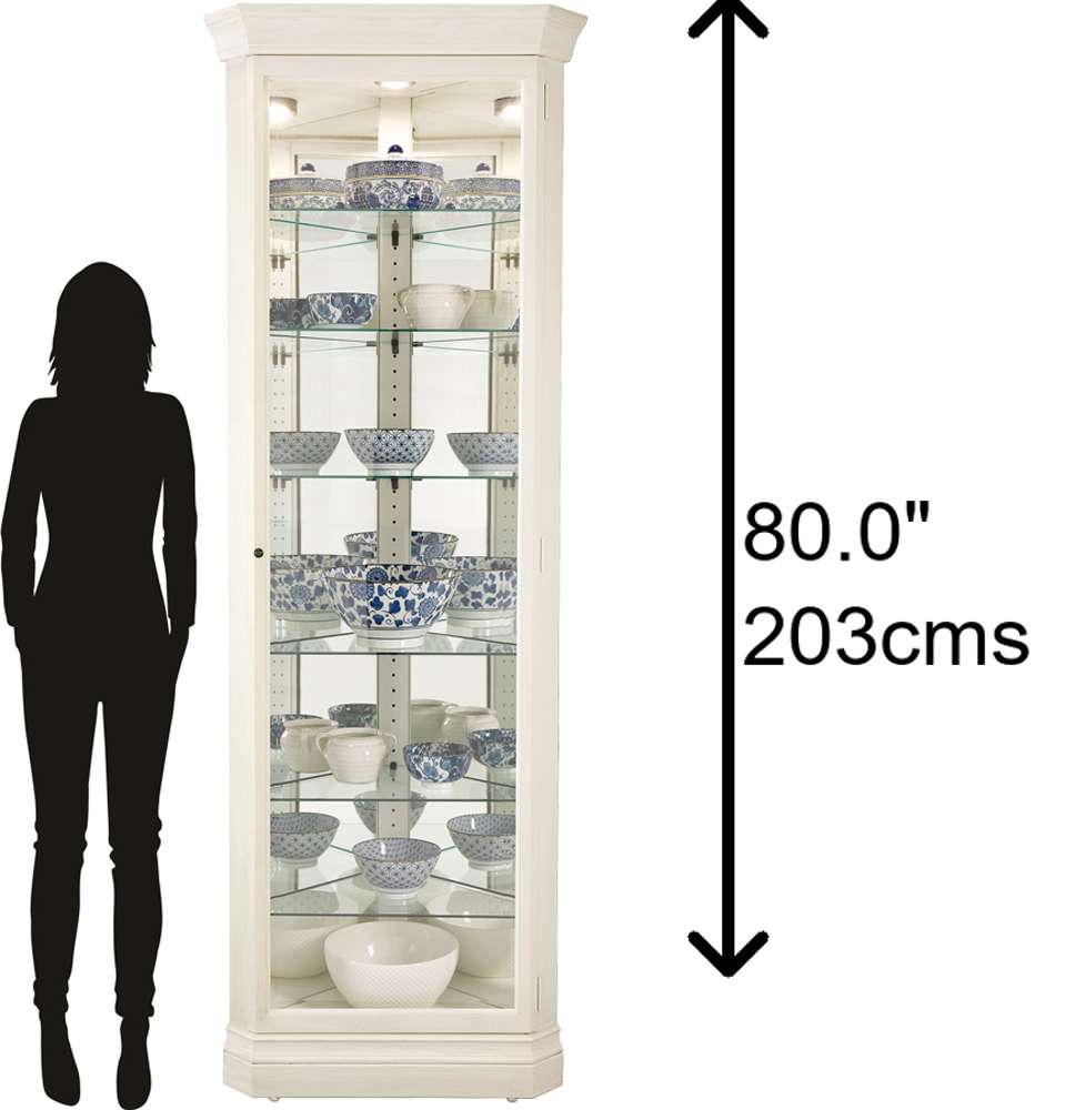 Howard Miller - Delia II Corner Curio Cabinet - 680642 veiw 3