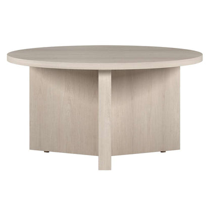 Hudson & Canal - Anders 32in Wide Round Coffee Table in Alder White - CT1928 veiw 1