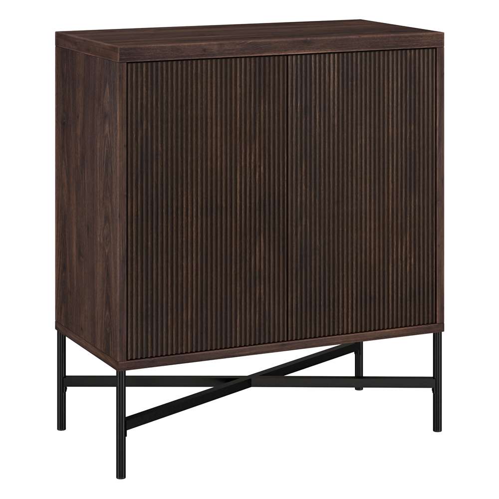Hudson & Canal - Brighton 28in Wide Rectangular Accent Cabinet in Alder Brown - AC1937 veiw 1