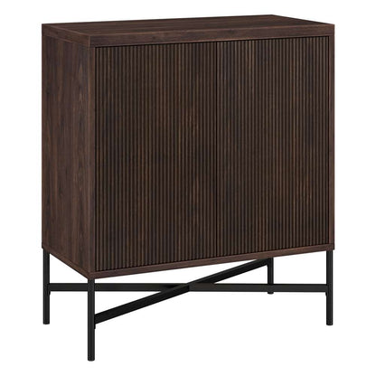 Hudson & Canal - Brighton 28in Wide Rectangular Accent Cabinet in Alder Brown - AC1937 veiw 1