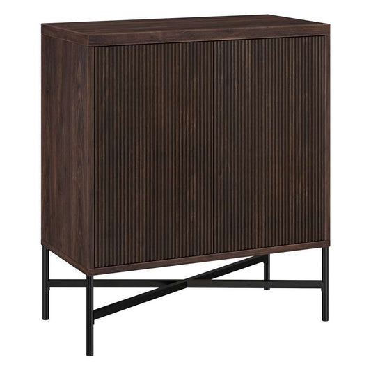 Hudson & Canal - Brighton 28in Wide Rectangular Accent Cabinet in Alder Brown - AC1937 veiw 1