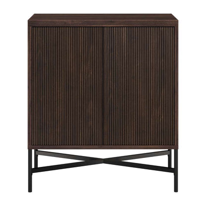 Hudson & Canal - Brighton 28in Wide Rectangular Accent Cabinet in Alder Brown - AC1937 veiw 3