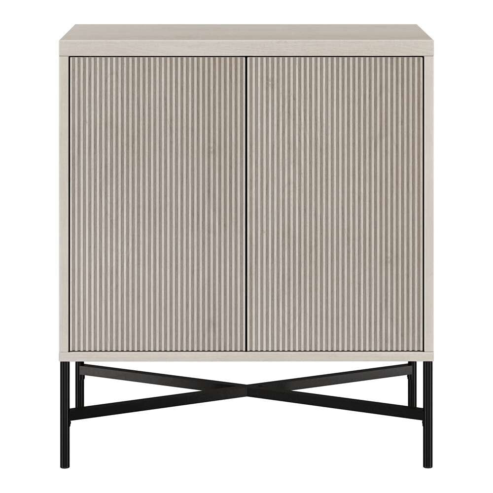 Hudson & Canal - Brighton 28in Wide Rectangular Accent Cabinet in Alder White - AC1938 veiw 3