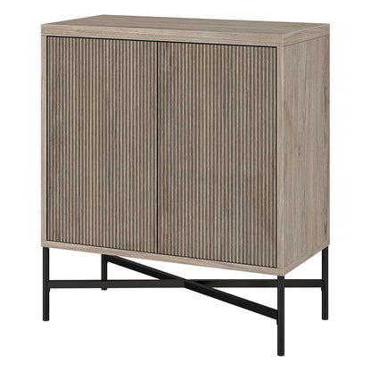 Hudson & Canal - Brighton 28in Wide Rectangular Accent Cabinet in Antiqued Gray Oak - AC1939 veiw 4